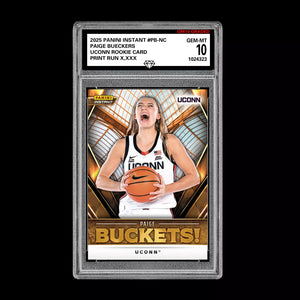 GRADED 10 Paige Bueckers 2025 Panini Instant RC Rookie Card WNBA DRAFT  Basketball