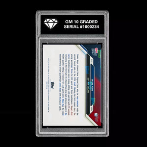 Graded 10 Drake Maye RC Rookie 2024 NFL Draft TOPPS NOW #10 Patriots 1st Start Football