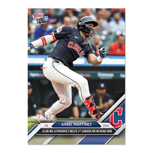 Graded 10 2024 Topps Now MLB #404 Angel Martinez RC CALL-UP Guardians Baseball