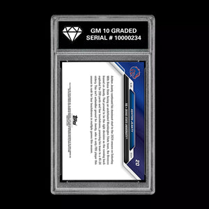 Graded 10 Ashton Jeanty RC 2024 Bowman U Now Heisman Card 20 Boise State Rookie Football