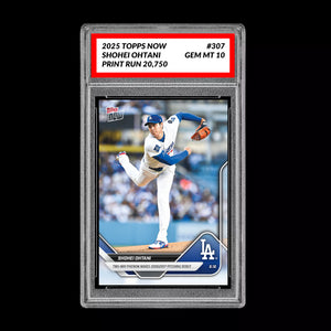 Graded 10 Shohei Ohtani Pitching Debut LA Dodgers 2025 Topps NOW 307  Baseball
