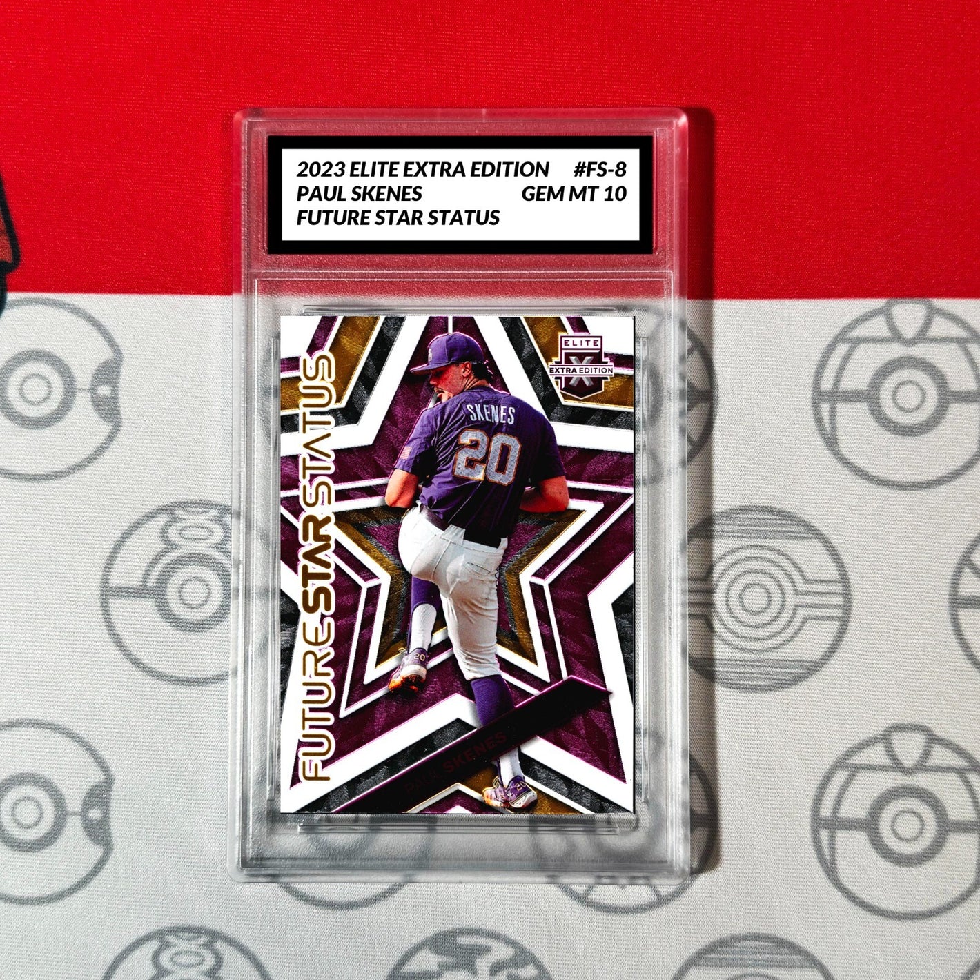 GRADED 10 2023 Elite Extra Edition Future Star Status Paul Skenes #FS-8 Baseball