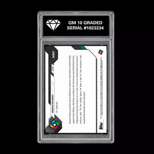 Graded 10 Roman Anthony 2026 Topps NOW #WB21 World Baseball Classic 21 RC Rookie Baseball