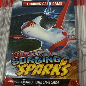Graded 10 2024 Surging Sparks Sealed Pokemon Booster Pack Latias Art Work