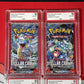 Graded 10 Full Art Set 2024 Stellar Crown Sealed Booster Pack Lapras Terapagos